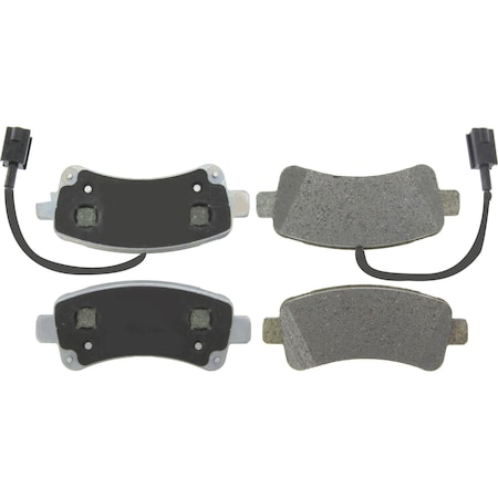 Centric Posi Quiet Extended Wear Brake Pads with Shims and Hardware , Posi Quiet 106.17461 106.17461